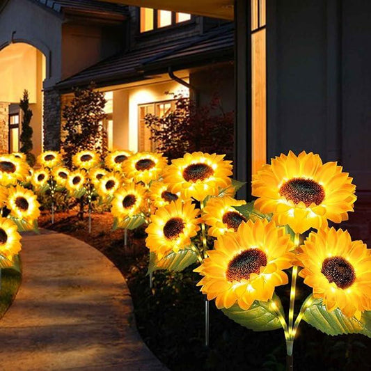 Cilifer®  🔥🌞Solar LED Sunflower Garden Lights-29.6inch/75cm D02