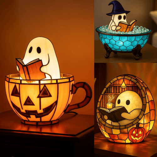 Billhol® 🔥Last Day Promotion 50% OFF🔥 - Ghost Reading Book Lamp  D02