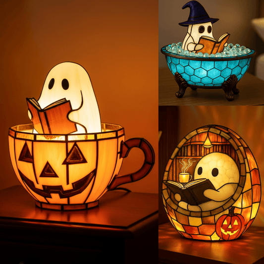 Billhol® 🔥Last Day Promotion 50% OFF🔥 - Ghost Reading Book Lamp  D01