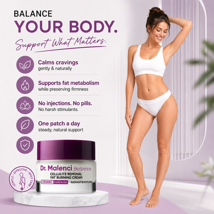 🇺🇸 Official Store | 🌙🌙Dr. Malenci Berberine Cellulite Removal Fat Burning Cream — Smooth, Firm & Sculpt Stubborn-Looking Areas