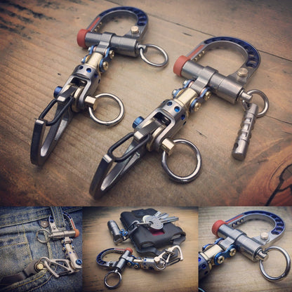 Cilifer®🔥2025 EDC KEYCHAIN BI-CARABINER D01