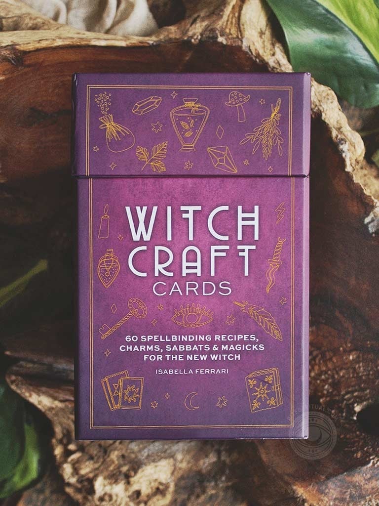 CZTICLE®🔥LAST DAY 50% OFF-🔮Witchcraft Cards - 60 Spellbinding Recipes. Charms. Sabbats & Magicks  (Beginner-friendly) D01