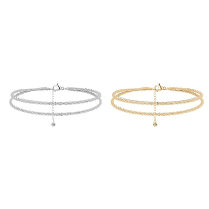 Oneswear®  🏖️ Women's 14K Gold & Sterling Silver Anklets D02