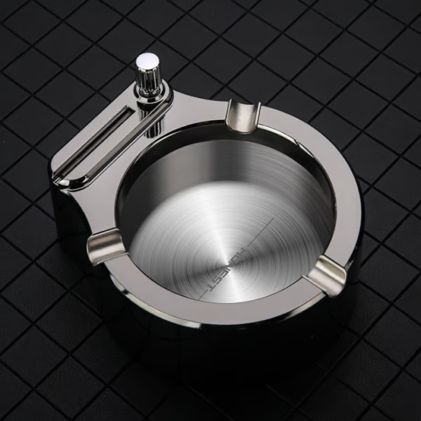 CZTICLE® 💥Retro Metal Ashtray Ten Thousand Match Lighter🔥 D01