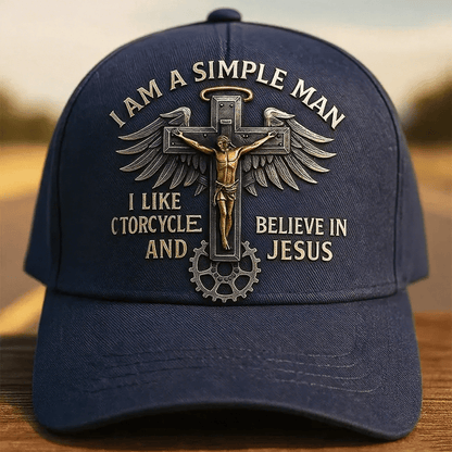 Sfrcord®🔥LAST DAY 50% OFF - ✝️Adjustable Motorcycle Guardian Cap D01