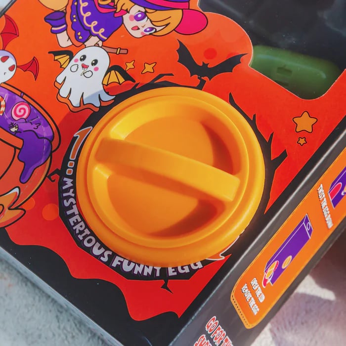 🏆 50K+ SOLD! 🎁 Cilifer® 🔥 Mini Holiday Gashapon Machine – Fun. Reusable & Perfect for Halloween & Christmas Magic 🕹️🎄 D01