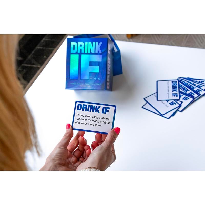 CZTICLE®🏆Drink IF... Hilarious Adult Drinking Game. Party Card Game for Friends & Family to get You Buzzed & Drunk D01