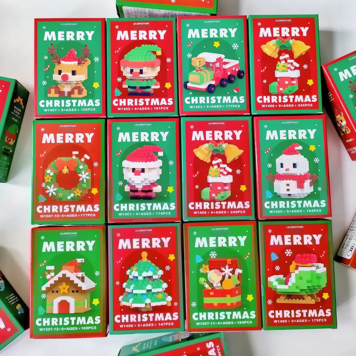 CZTICLE® 🎁Limited Time 49% OFF-🎄Santa Claus Design Building Blocks Toy D01