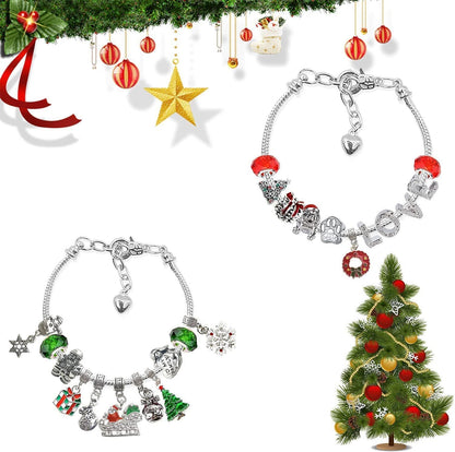 Oneswear® 🔥24 Pcs DIY Christmas Advent Calendar Bracelets Set D01