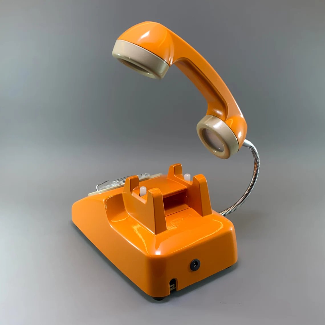 Billhol® 🔥Upcycled Rotary Phone Lamp. Vintage Desk Light D02