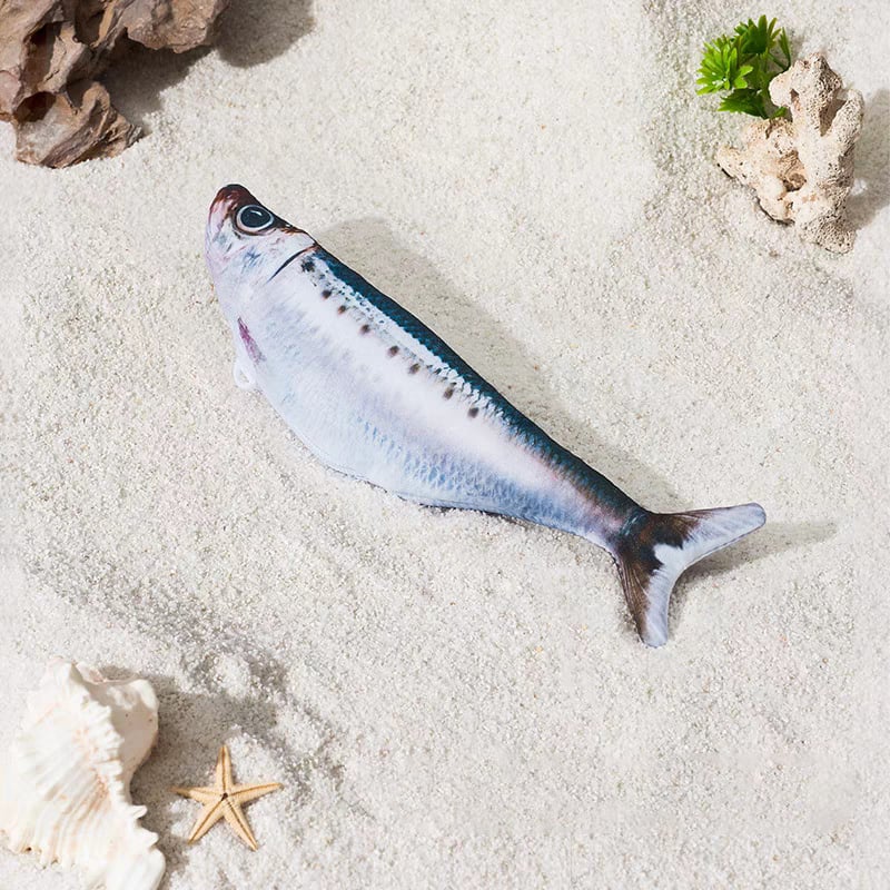 Cilifer®🔥 Petgravity Bitesized Realistic Flopping Fish Cat Toys D01