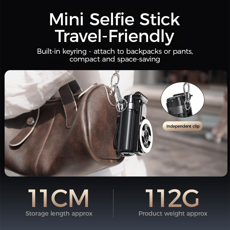 Cilifer®🔥4-in-1 Multifunctional 360° Rotation Magnetic Selfie Stick D01