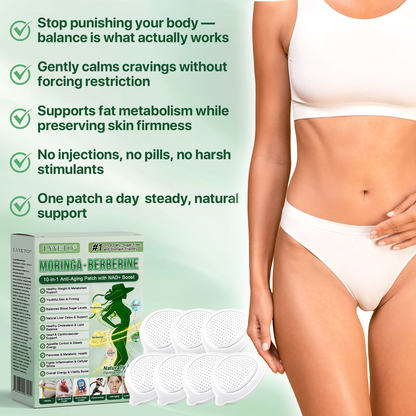Official Store | ☀️ Lyyeto® Moringa Berberine + NAD+ 10-in-1 Nano Microneedle Patch(Just once a day, visible changes in 7 days)