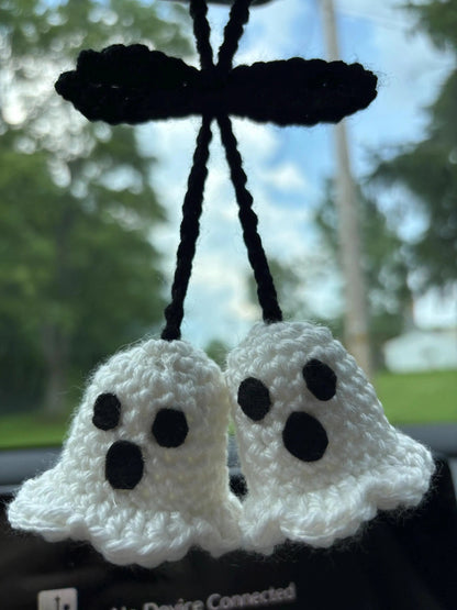Cilifer® 🔥 👻Handmade Crochet Ghost Car charm D01