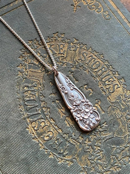 CZTICLE®🔥LAST DAY 60% OFF✨Handmade Sterling Spoon Necklace -Handmade Sterling Spoon Necklace Crafted from Authentic Vintage Silverware D02