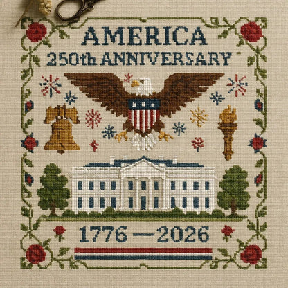 CZTICLE® 🔥US 250th Anniversary Cross Stitch Kit D01