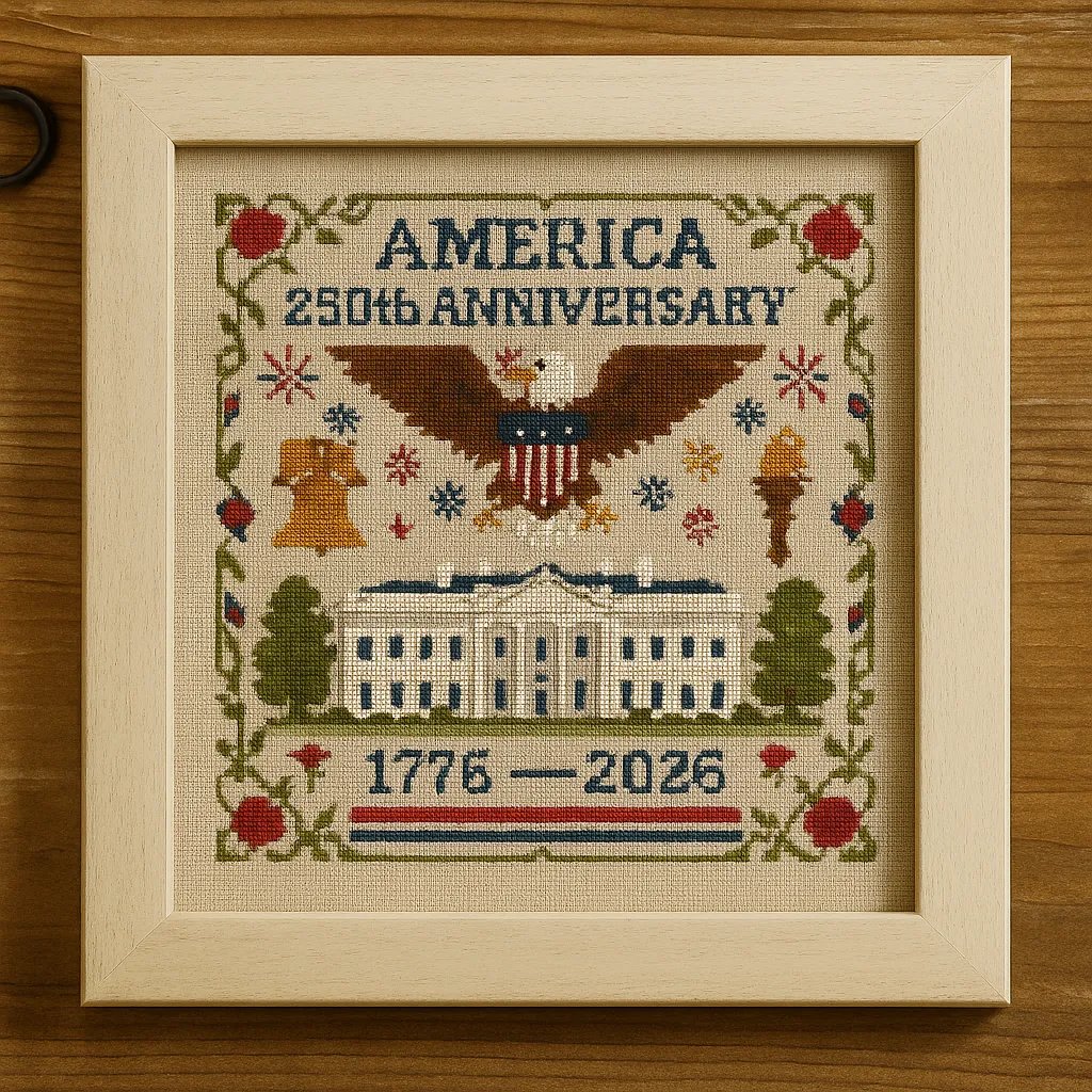 CZTICLE® 🔥US 250th Anniversary Cross Stitch Kit D01