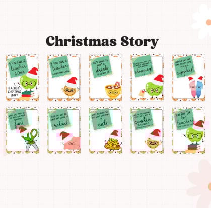 Cilifer®🔥LAST DAY 50% OFF-🎄Christmas card book-👩‍🏫If You Give a Teacher A Cookie Book📚 D01