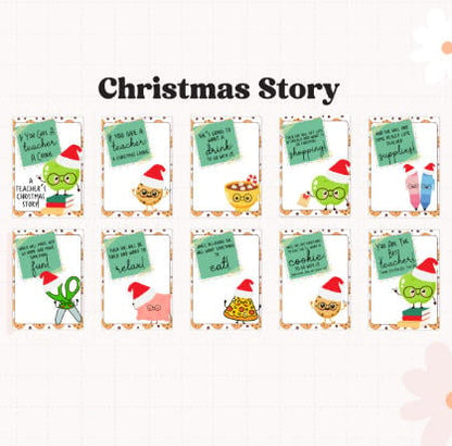 Cilifer®🔥LAST DAY 50% OFF-🎄Christmas card book-👩‍🏫If You Give a Teacher A Cookie Book📚 D01