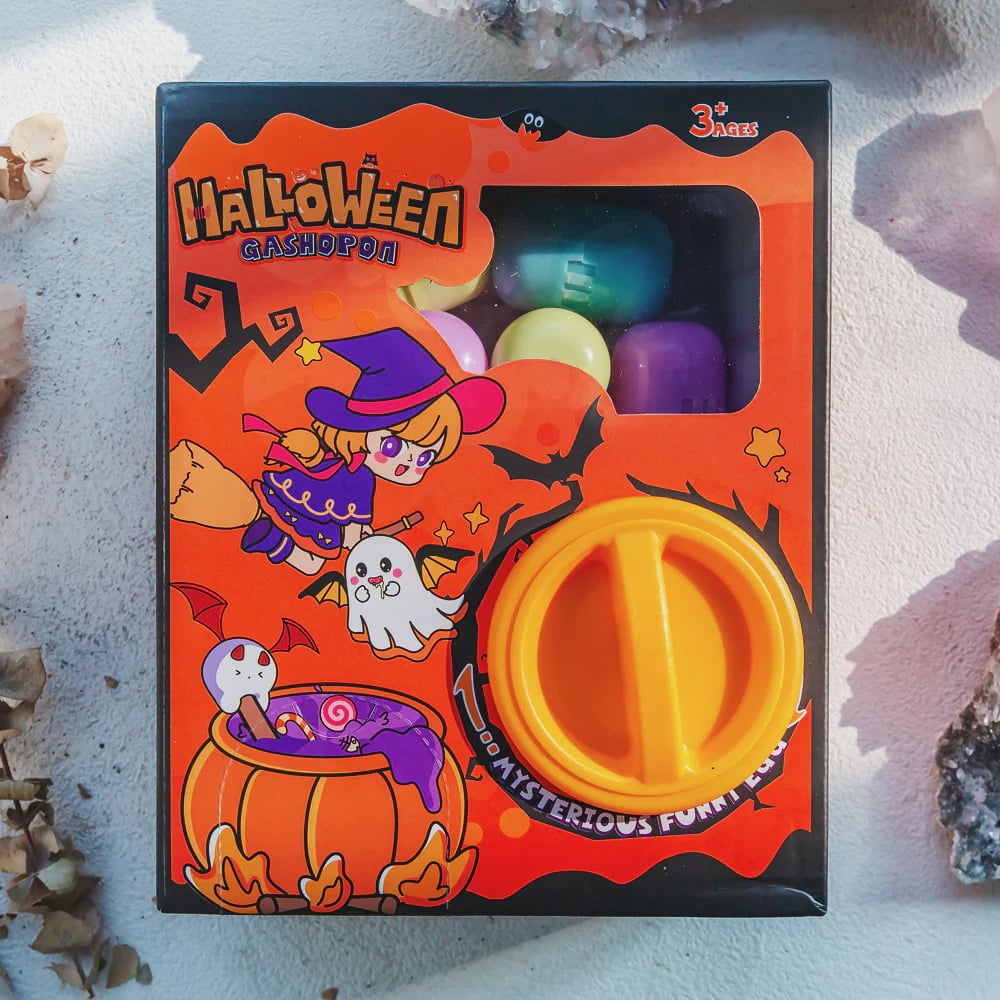 🏆 50K+ SOLD! 🎁 Cilifer® 🔥 Mini Holiday Gashapon Machine – Fun. Reusable & Perfect for Halloween & Christmas Magic 🕹️🎄 D01