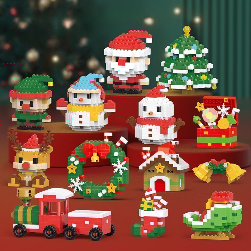CZTICLE® 🎁Limited Time 49% OFF-🎄Santa Claus Design Building Blocks Toy D01