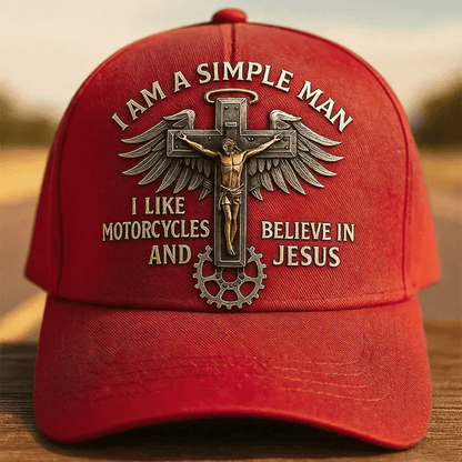 Sfrcord®🔥LAST DAY 50% OFF - ✝️Adjustable Motorcycle Guardian Cap D01