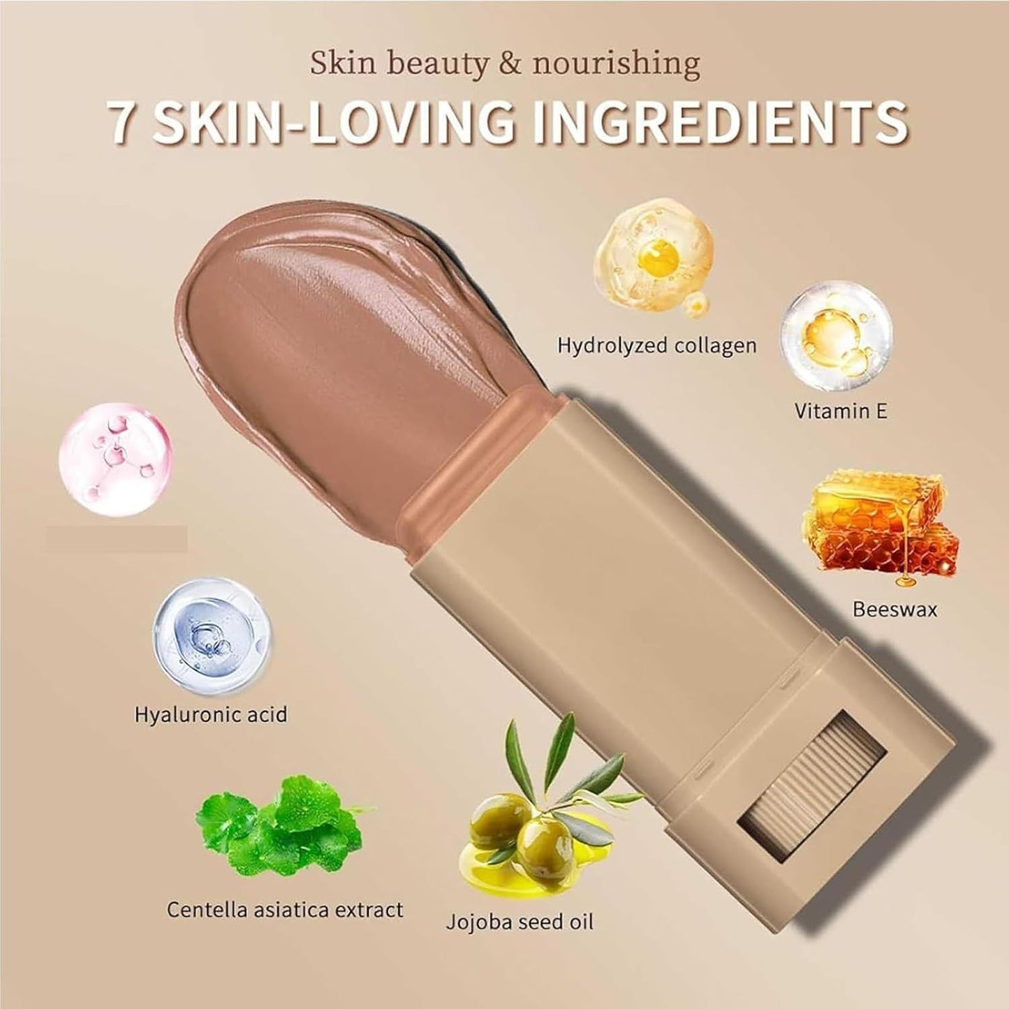 Luhaka® 🔥Foundation Stick Beauty Balm Serum Boosted Skin Tint D03