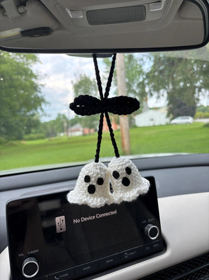 Cilifer® 🔥 👻Handmade Crochet Ghost Car charm D01