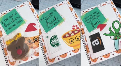 Cilifer®🔥LAST DAY 50% OFF-🎄Christmas card book-👩‍🏫If You Give a Teacher A Cookie Book📚 D01