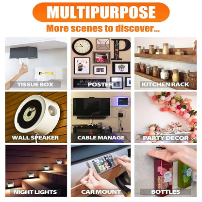 CZTICLE® 🔥Double Sided Tape Heavy Duty 3-Roll Pack (30FT) D01