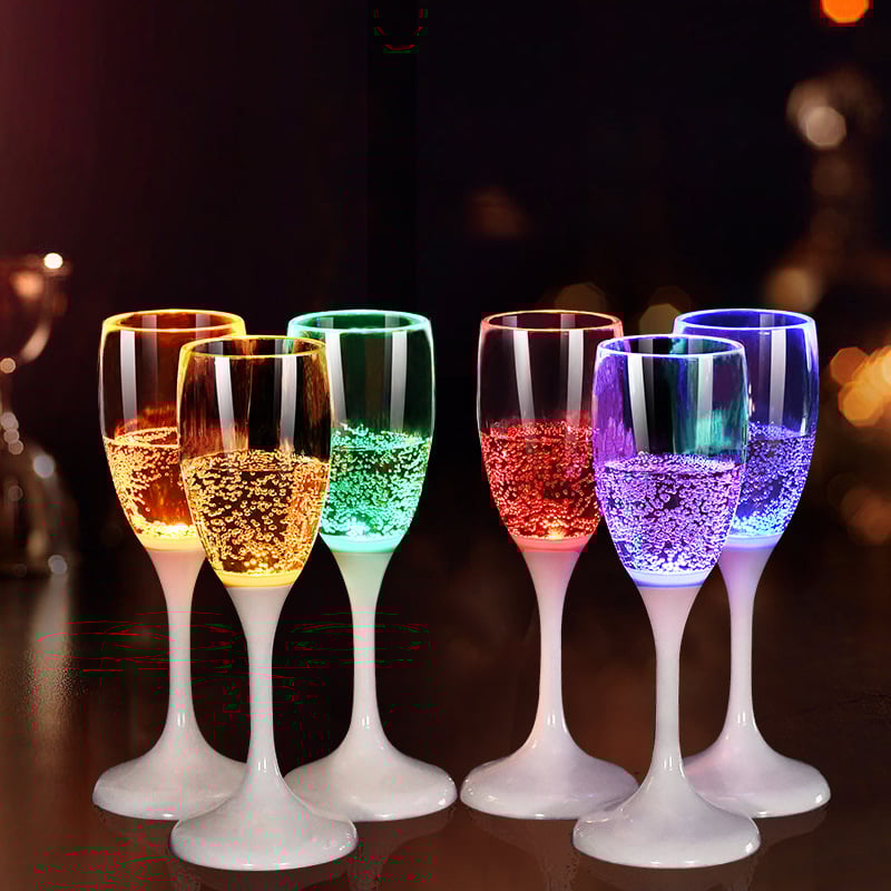 Cilifer®🔥 LED Light Up Cups Wine Champagne Glass D01