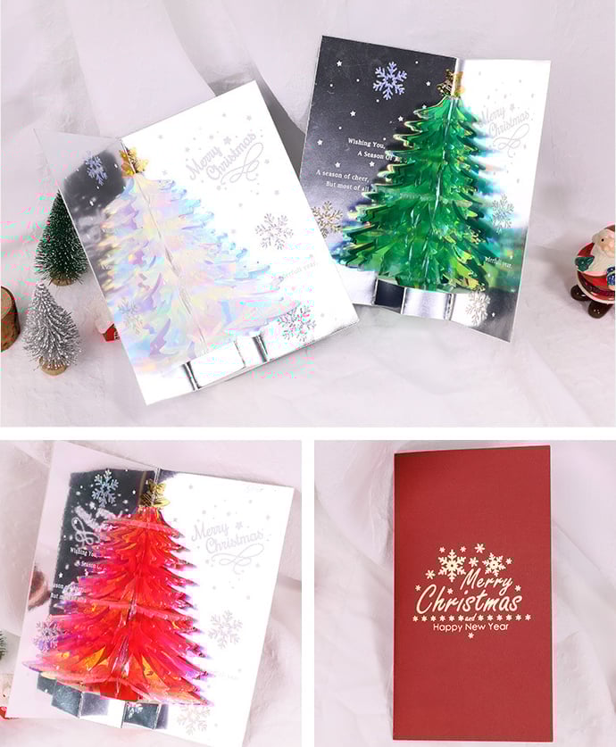3D Christmas Cilifer® 🔥 Handmade Cards D01