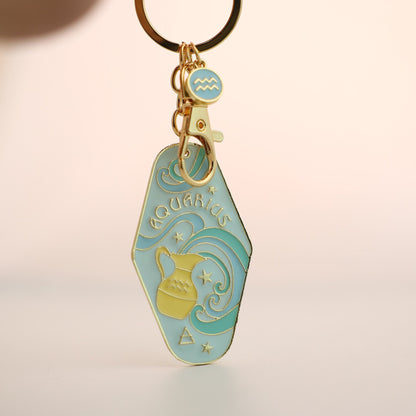 Cilifer® 🔮✨Vintage Illustrated Zodiac Keychain D01