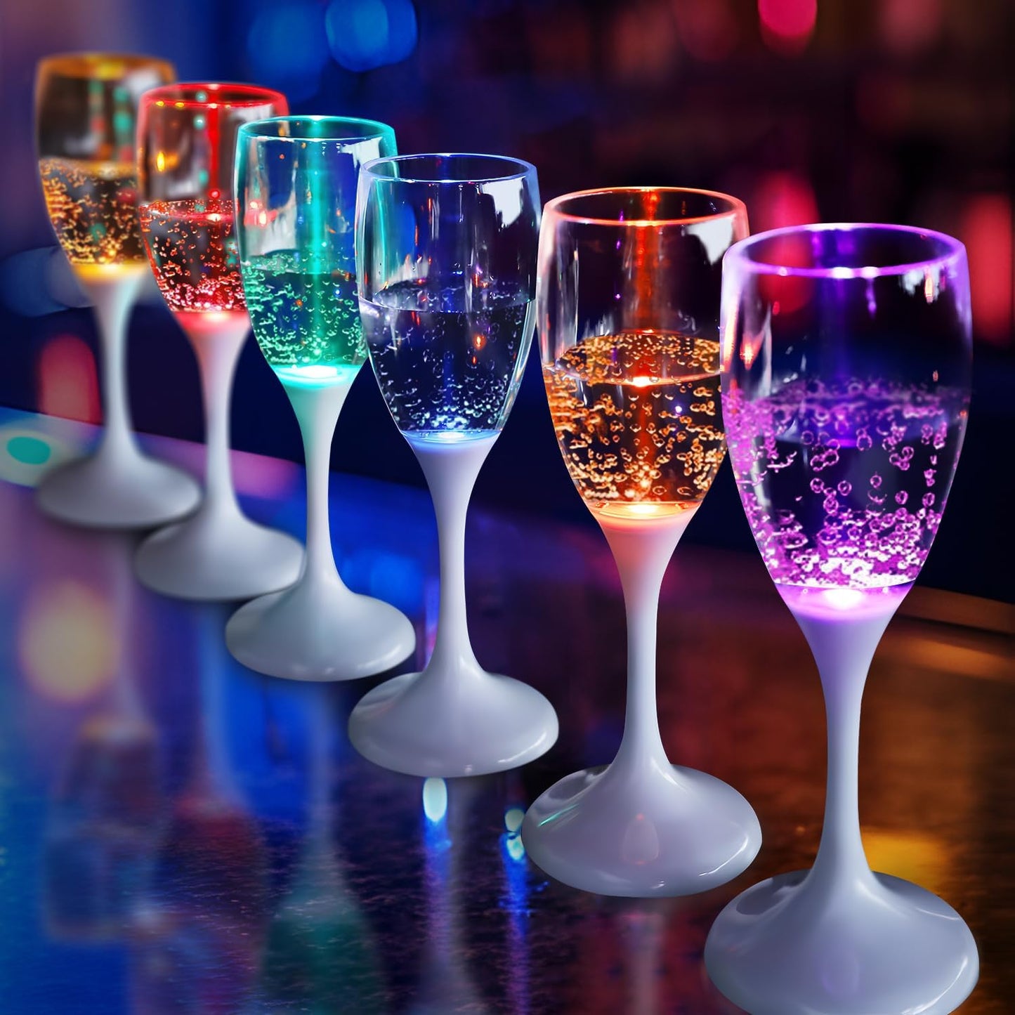 Cilifer®🔥 LED Light Up Cups Wine Champagne Glass D01