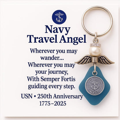 CZTICLE® 🔥 Military Travel Angel Keychain – 250th Anniversary Collection D02