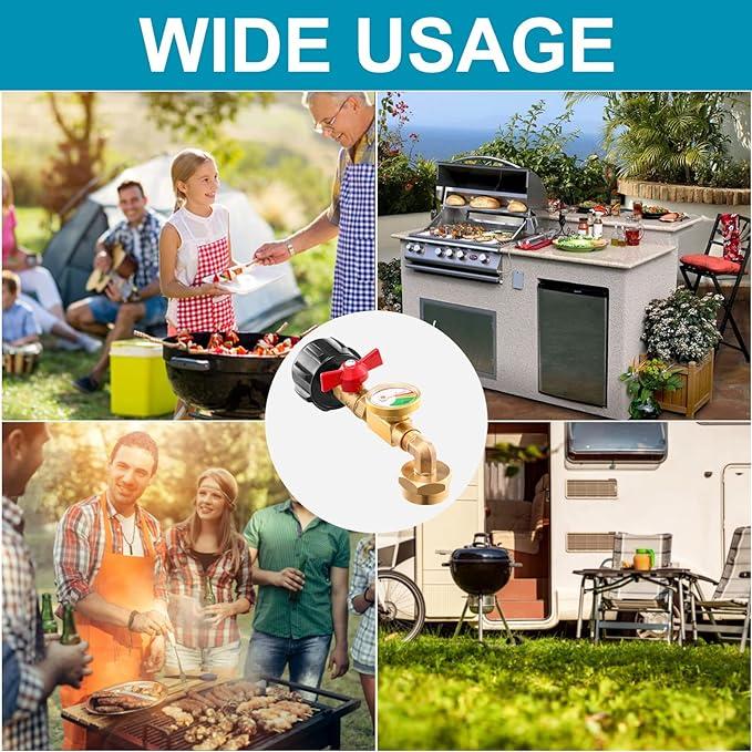 Cilifer®🔥LAST DAY 50% OFF - Top-Rated Propane Refill Elbow Adapter (With Tank Gauge) D01