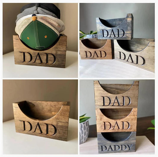 💕Father's Day Hot Sale 49% OFF- Sfrcord® Wooden Hat Holder Display Stand D01
