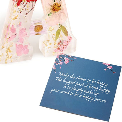 Handmade Floral Resin Night Light