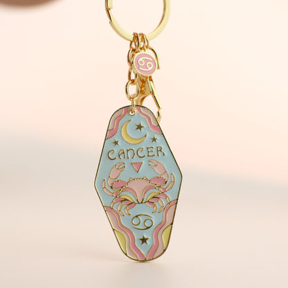 Cilifer® 🔮✨Vintage Illustrated Zodiac Keychain D01