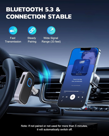 CILIFER® Car AUX to Bluetooth Receiver