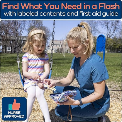 Cilifer® 🔥🏆Flash Sale⚡KeepGoing Kids Travel First Aid Kit – 130 Piece D01