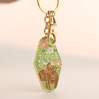 Cilifer® 🔮✨Vintage Illustrated Zodiac Keychain D01