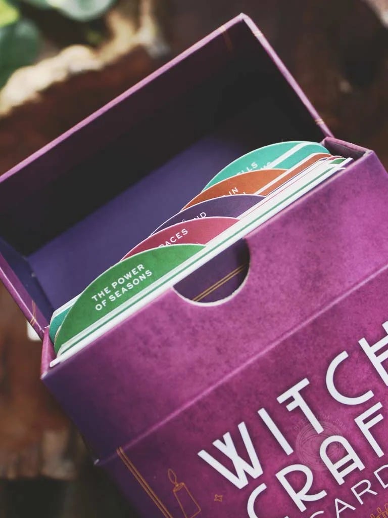 CZTICLE®🔥LAST DAY 50% OFF-🔮Witchcraft Cards - 60 Spellbinding Recipes. Charms. Sabbats & Magicks  (Beginner-friendly) D01