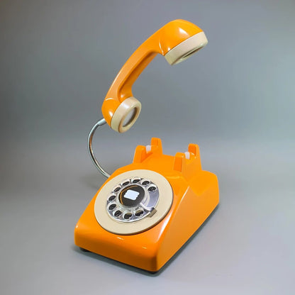 Billhol® 🔥Upcycled Rotary Phone Lamp. Vintage Desk Light D02