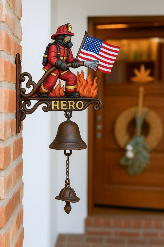 Cilifer® 🔥Firefighter HERO Doorbell – Patriotic Wall Decor for Your Home D01