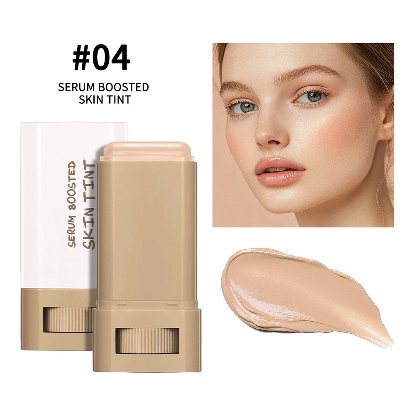Luhaka® 🔥Foundation Stick Beauty Balm Serum Boosted Skin Tint D03