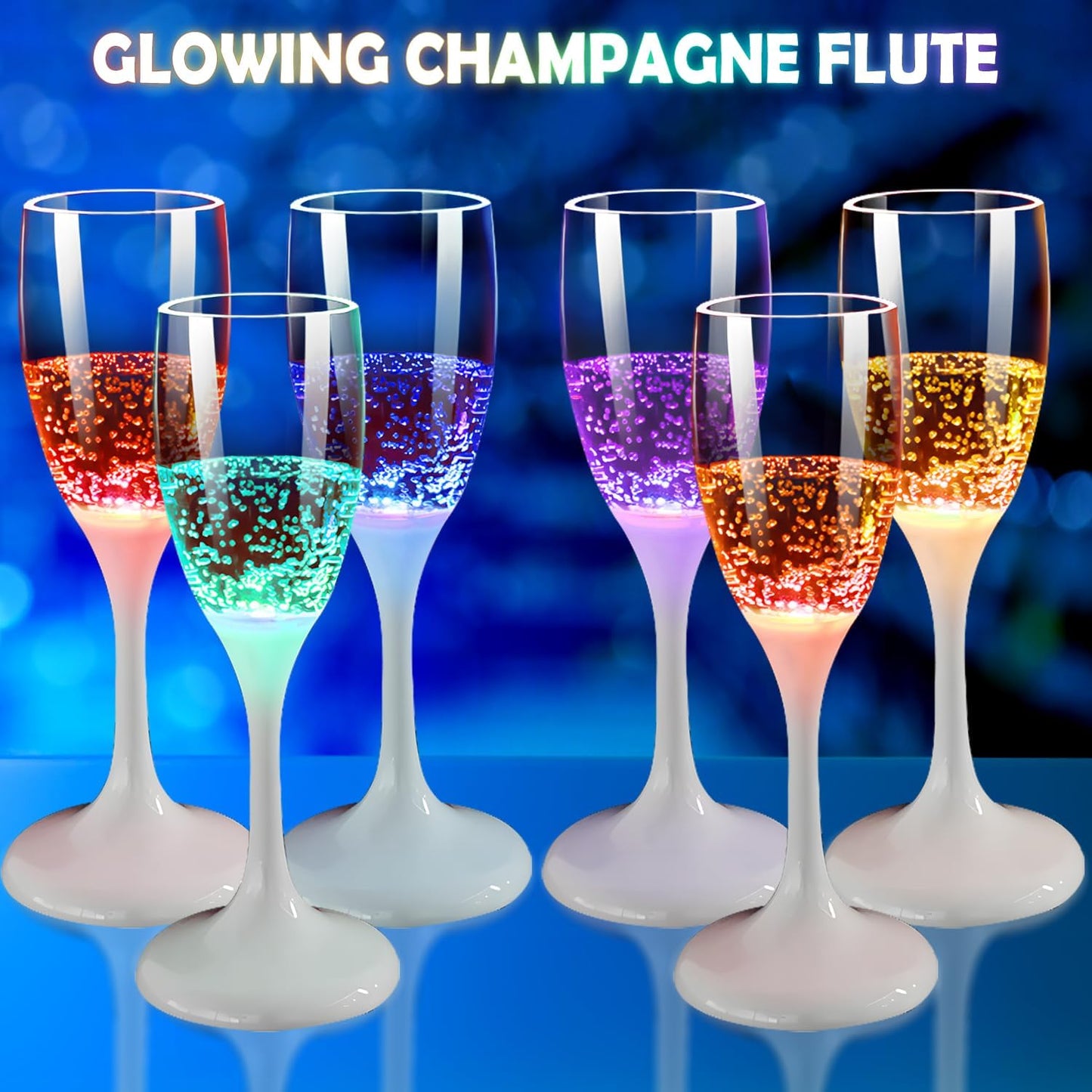 Cilifer®🔥 LED Light Up Cups Wine Champagne Glass D01