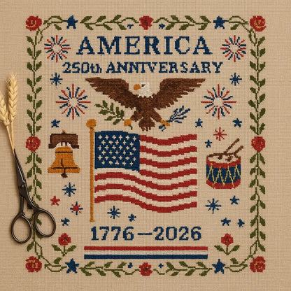 CZTICLE® 🔥US 250th Anniversary Cross Stitch Kit D01