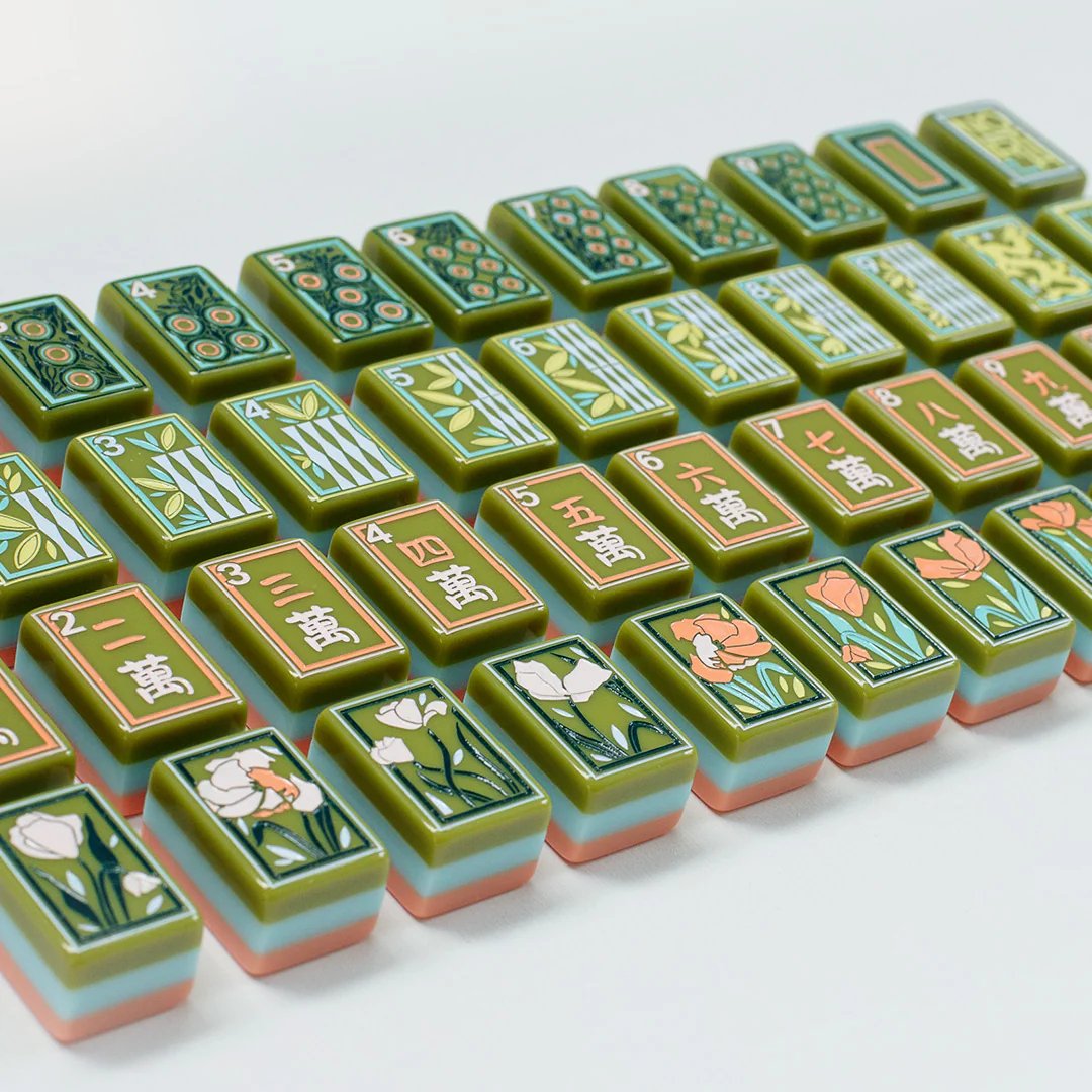 Cilifer®🔥2025 Noticeablek®Hand-Painted Mahjong Tiles Set D02