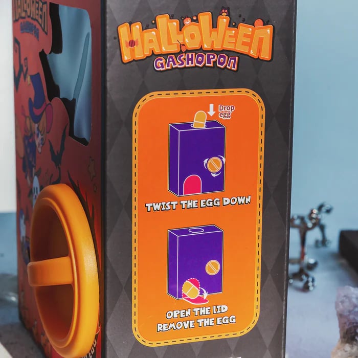 🏆 50K+ SOLD! 🎁 Cilifer® 🔥 Mini Holiday Gashapon Machine – Fun. Reusable & Perfect for Halloween & Christmas Magic 🕹️🎄 D01